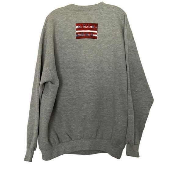 Vintage Disney Park Walt Disney American Mouse Sweat Shirt Gray Sz.XL - Picture 2 of 5